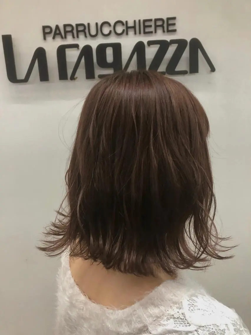 ショート カラー ラベンダーカラー 東條 克義のヘアスタイル