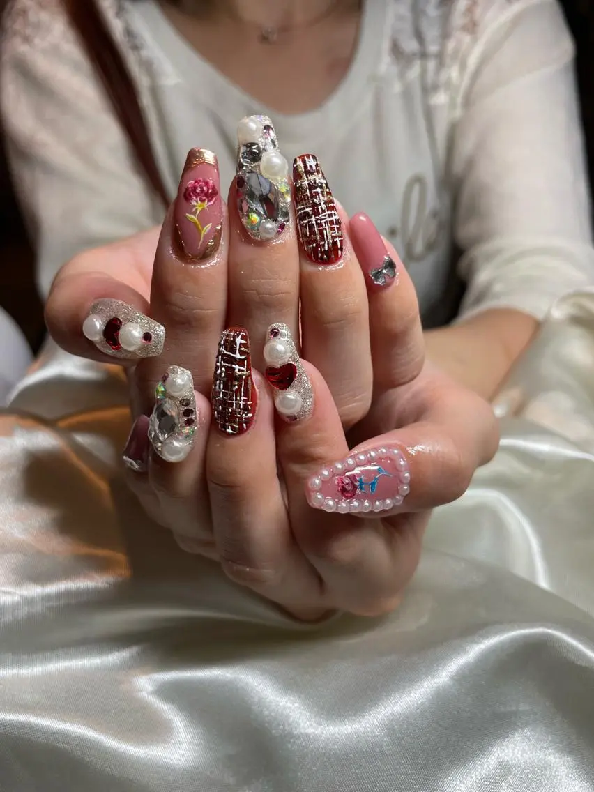 ネイル ツイードネイル ハンドネイル RANUN nailのネイルデザイン