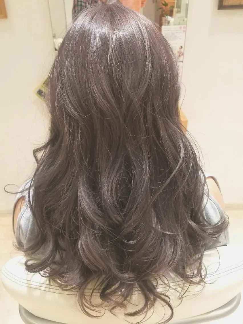 ロング カラー ブリーチ グレージュ 徳永 健のその他イメージ
