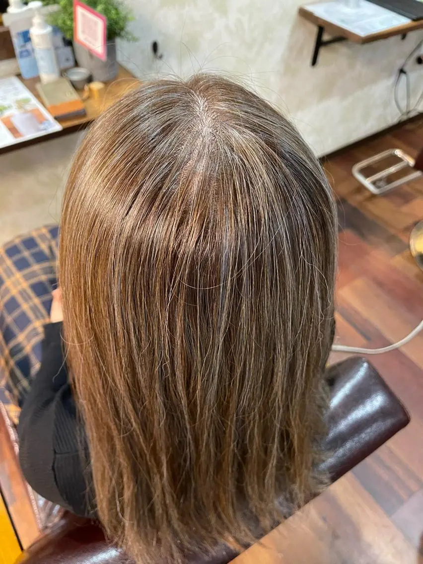 ロング カラー ヘアアレンジ ANDIAMO SAKAE🍁楓のヘアスタイル