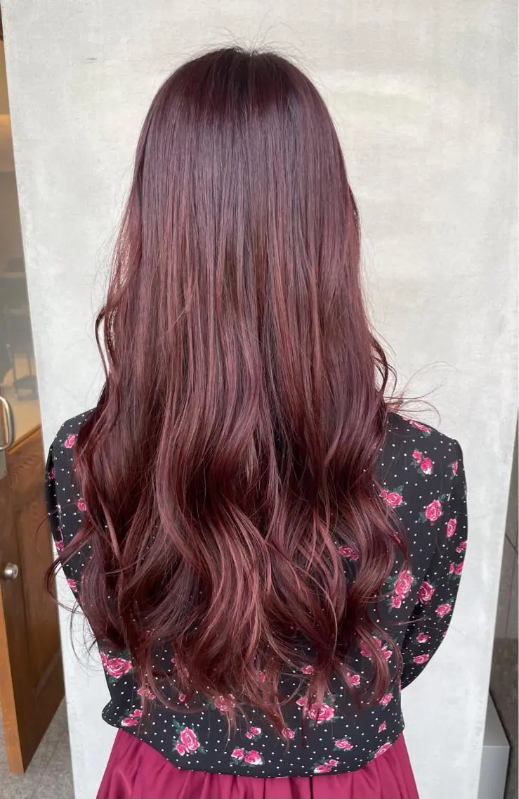 ロング カラー ヘアカラー 姫路美容室 『neu』のヘアスタイル