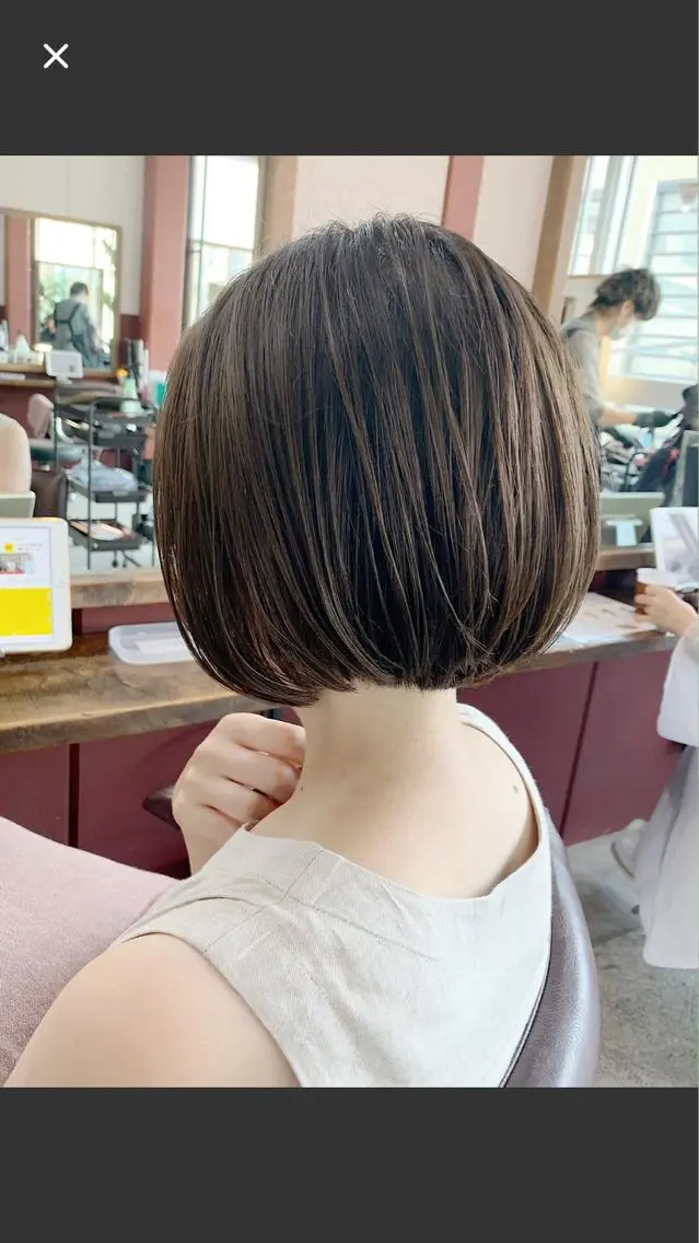 ショート 高梨 里穂のヘアスタイル