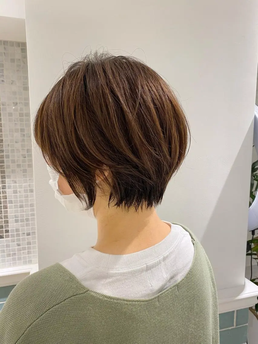 ショート 髪質改善レイヤー/ ボブたんの翔太のヘアスタイル