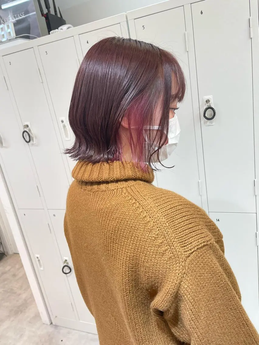 ショート カラー 田中大星 /ボブ 縮毛矯正のヘアスタイル