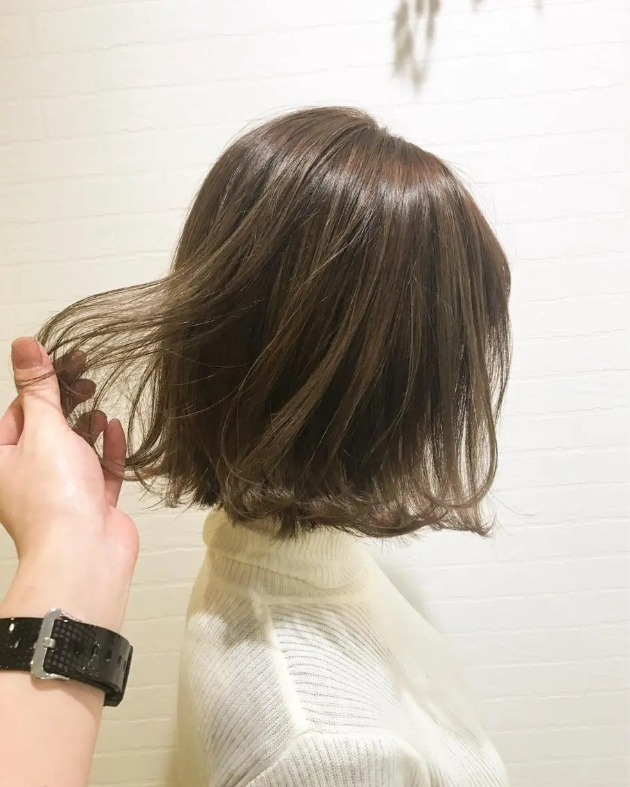 ショート カラー ヘアアレンジ ベージュカラー ハイライトカラー ハイライト ヘアカラー トリートメント 縮毛矯正 髪質改善寺坂雄飛💐のヘアスタイル
