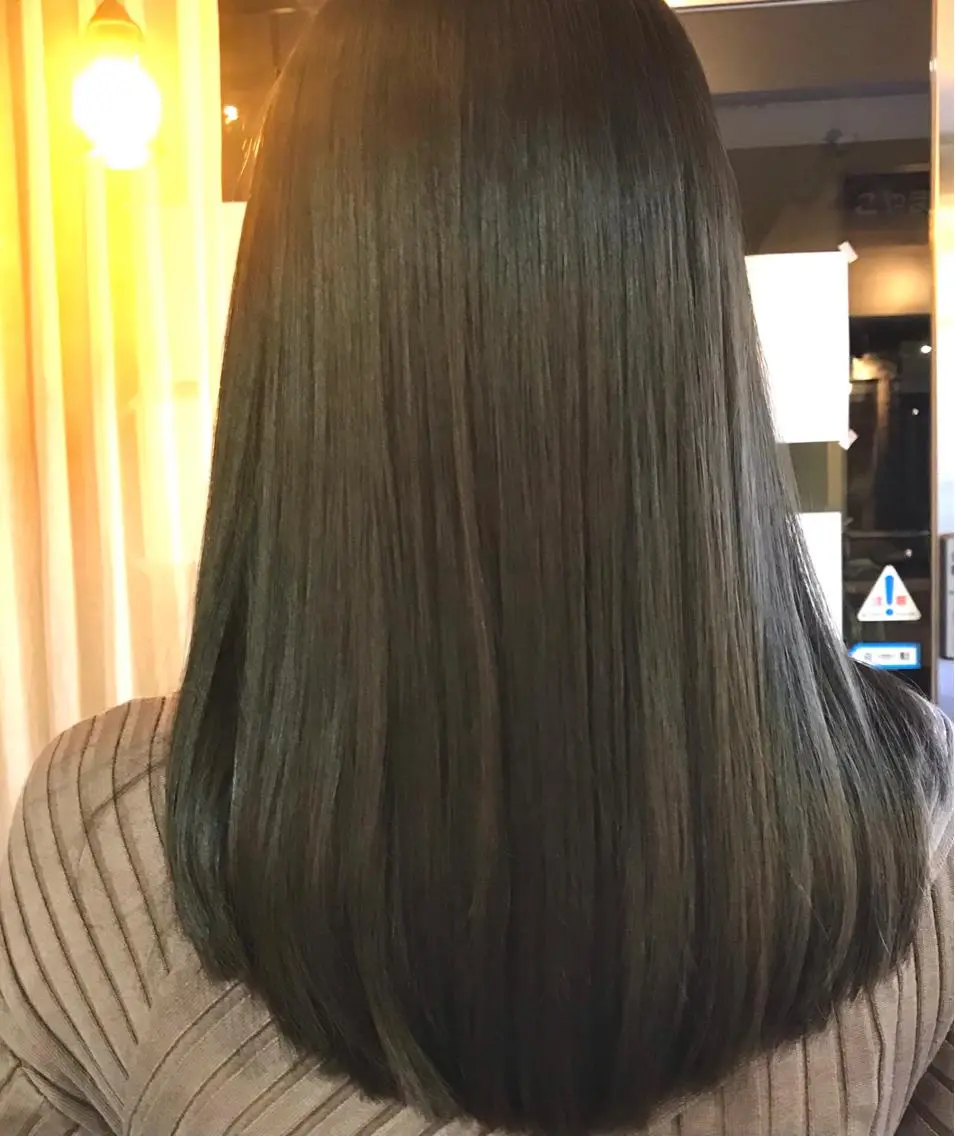 ロング カラー グレージュ オリーブグレージュ オリーブグレー トリートメント 酸熱トリートメント 💎透明感カラー特化 💎TAISEIのヘアスタイル