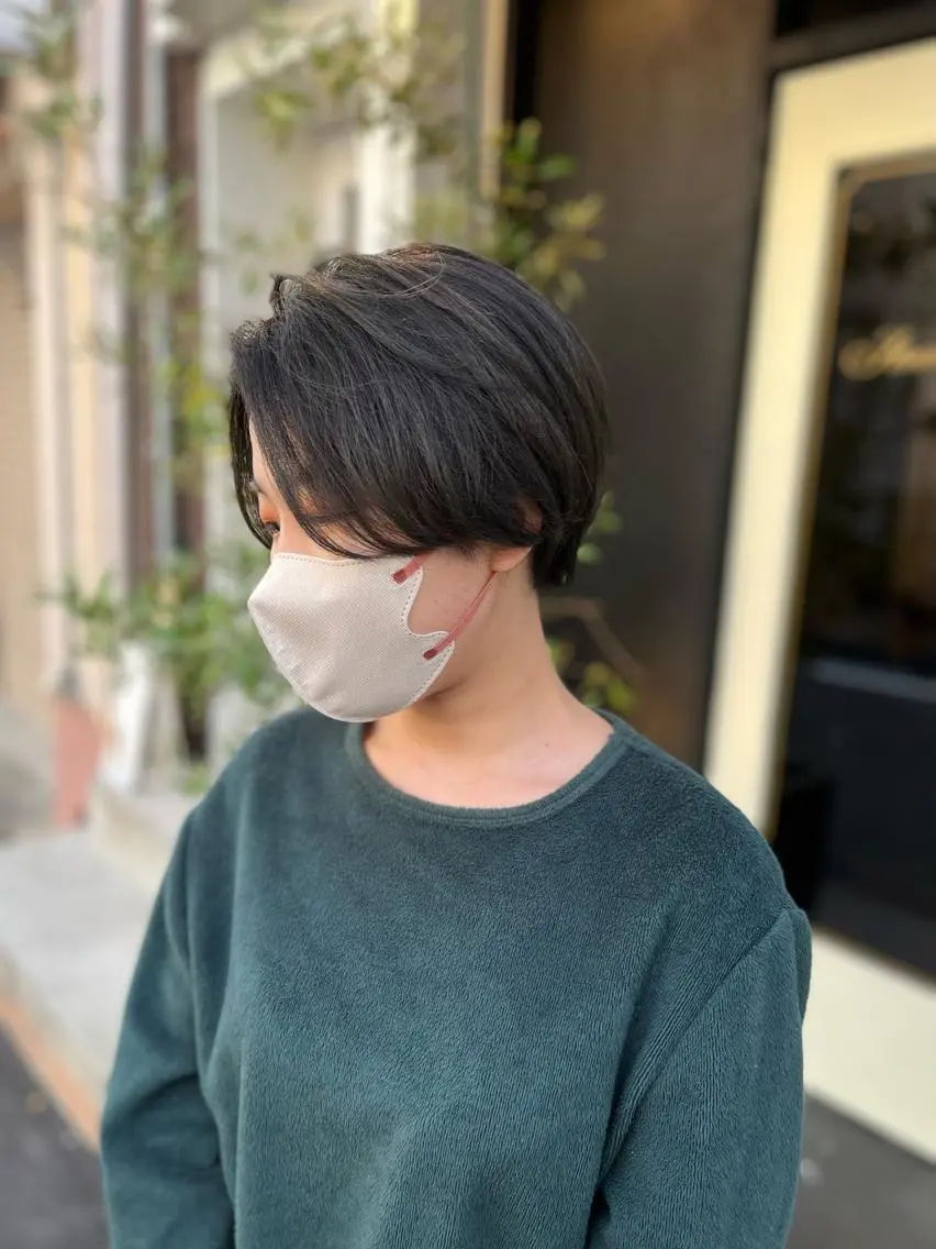 ショート カラー くせ毛 ショートヘア カット トリートメント 【美髪を叶える】中谷 彰宏（アキ)のヘアスタイル
