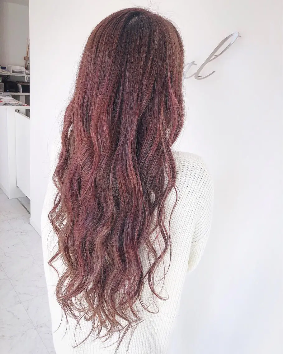 ロング カット ヘアカラー トリートメント ヘッドスパ Ze sealのヘアスタイル