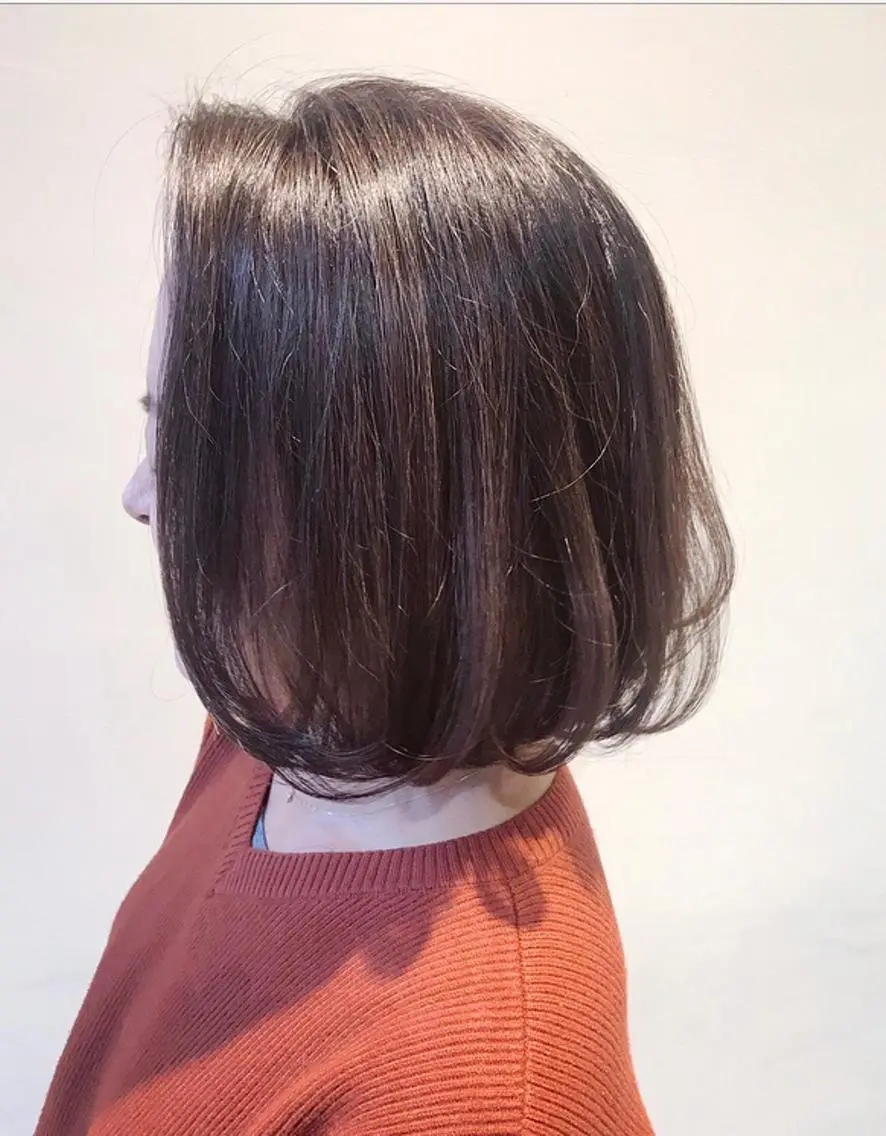 ミディアム カラー ヘアアレンジ ボブ レイヤーカット カット ヘアカラー トリートメント ヘッドスパ 小林 佳祐のヘアスタイル