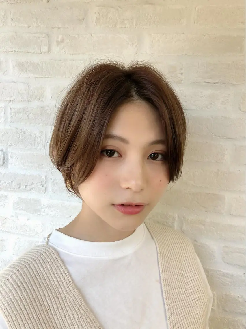 ショート カラー ショートボブ ボブ ショートヘア レイヤー×髪質改善✨ 渋谷/佐藤侑哉のヘアスタイル