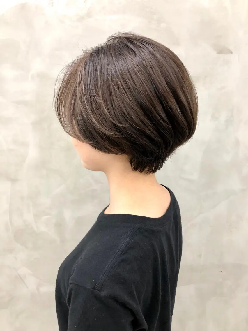 ショート カラー ハンサムショート 丸みショート ショートヘア ショート・ボブ 徳竹淳一のヘアスタイル