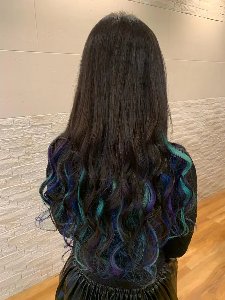 ロング 🐰FUMINA🐰 エクステのヘアスタイル