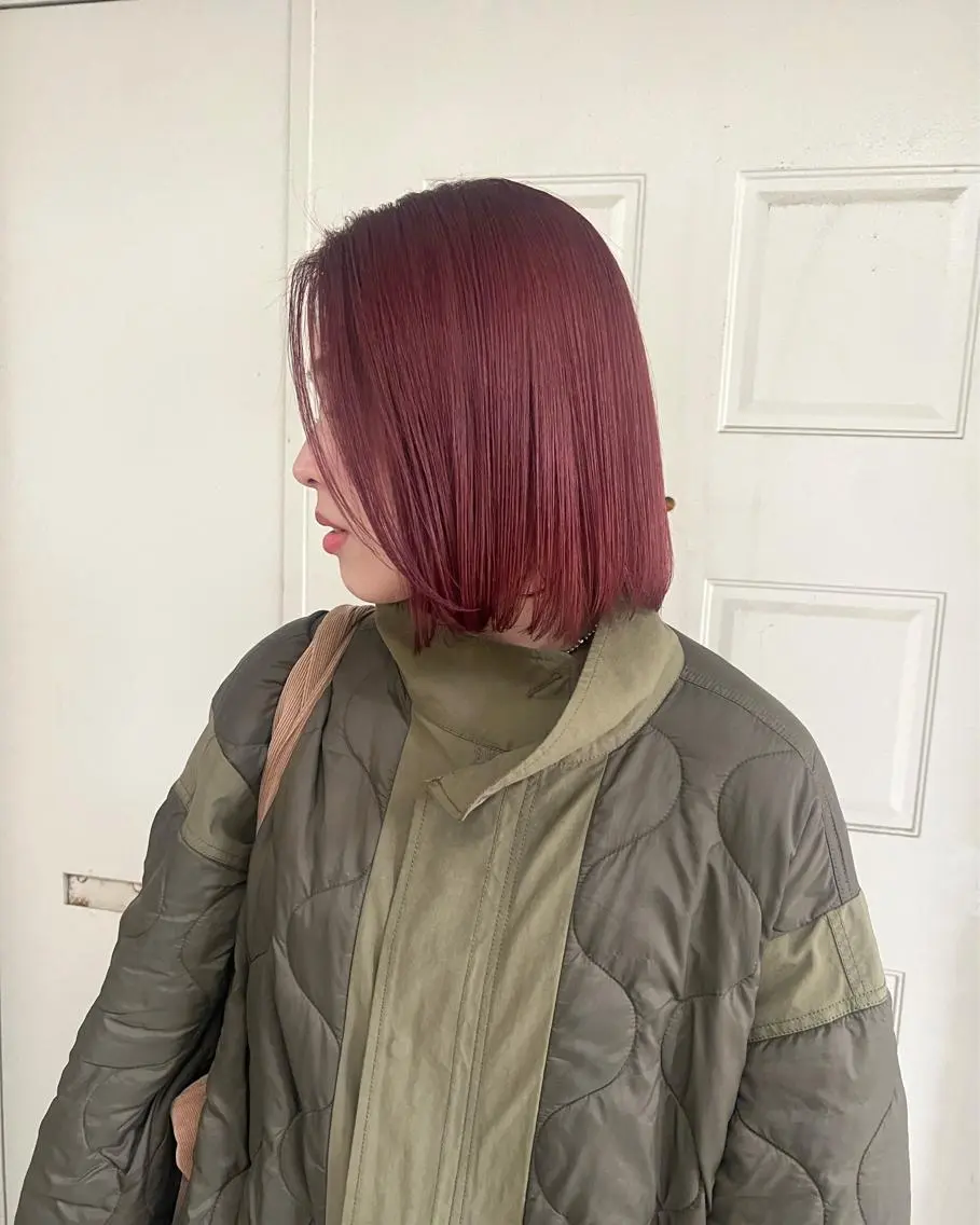 ショート ヘアカラー トリートメント まろやか透明感カラー ♡MANAのヘアスタイル