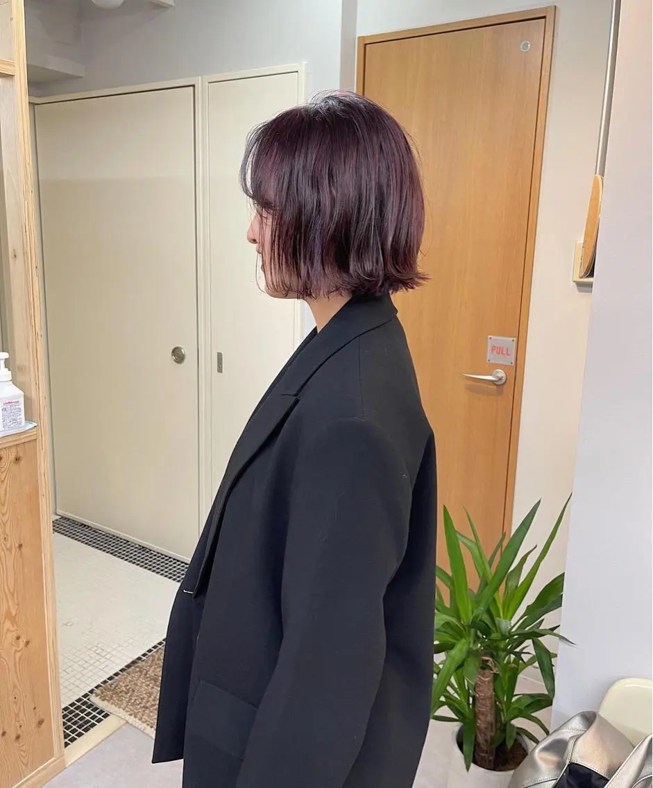 ショート カラー ハイトーンカラー ボブ 外ハネヘア カット ヘアカラー トリートメント 丁寧なカウンセリング 🌿KENTA🌿のヘアスタイル