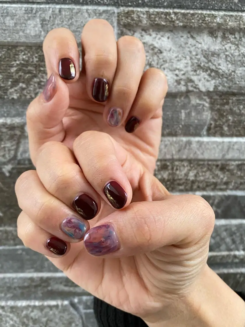 ネイル ニュアンスネイル 自宅サロン FeelFreeのネイルデザイン