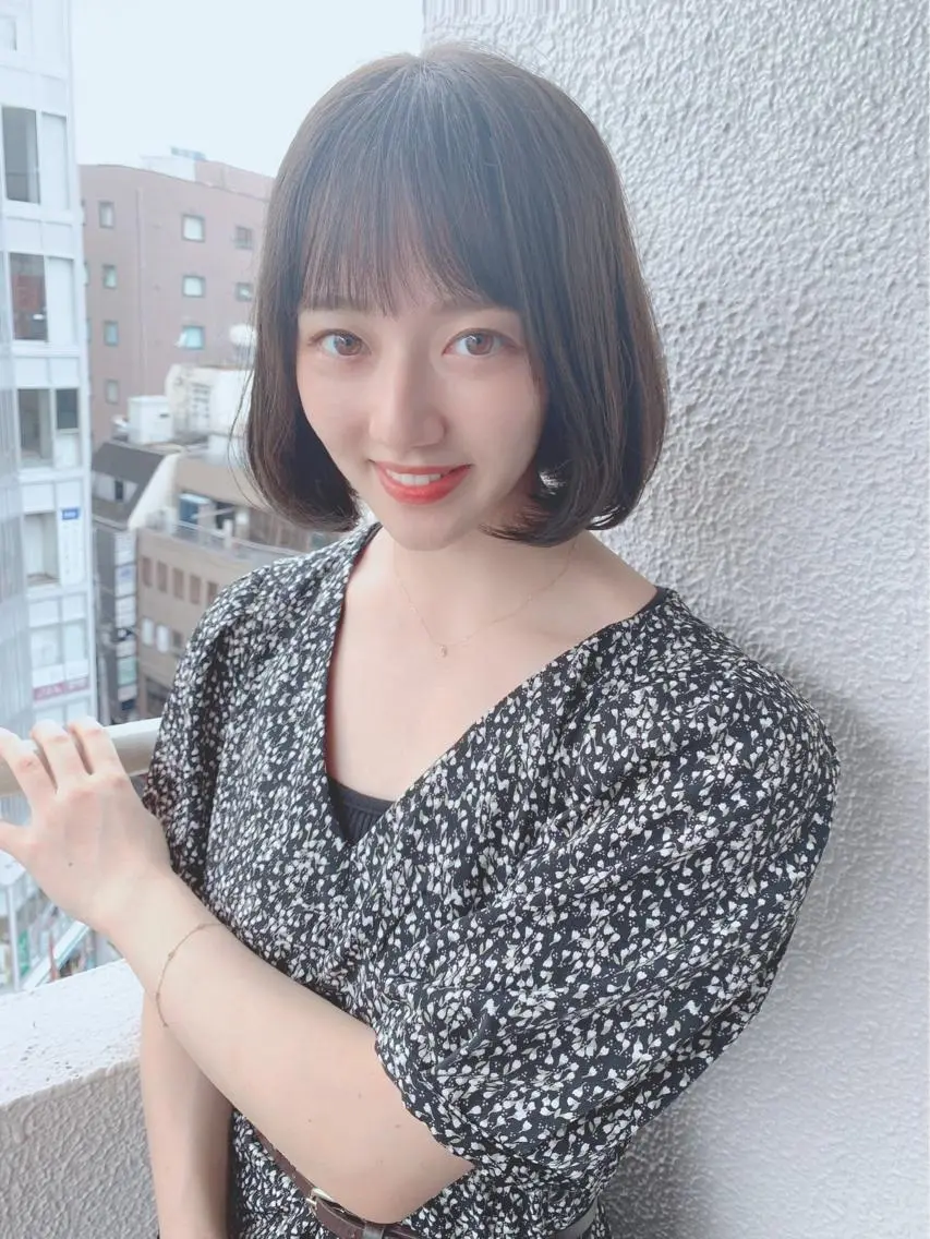 ミディアム カラー パーマ ヘアアレンジ 【公式】amble luxe池袋東口🩷のヘアスタイル
