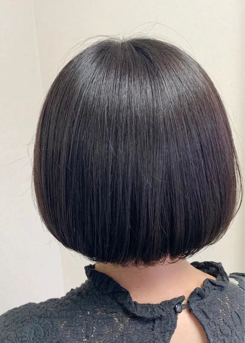 ミディアム ボブ 髪質改善お任せ ください♪ひとみのヘアスタイル
