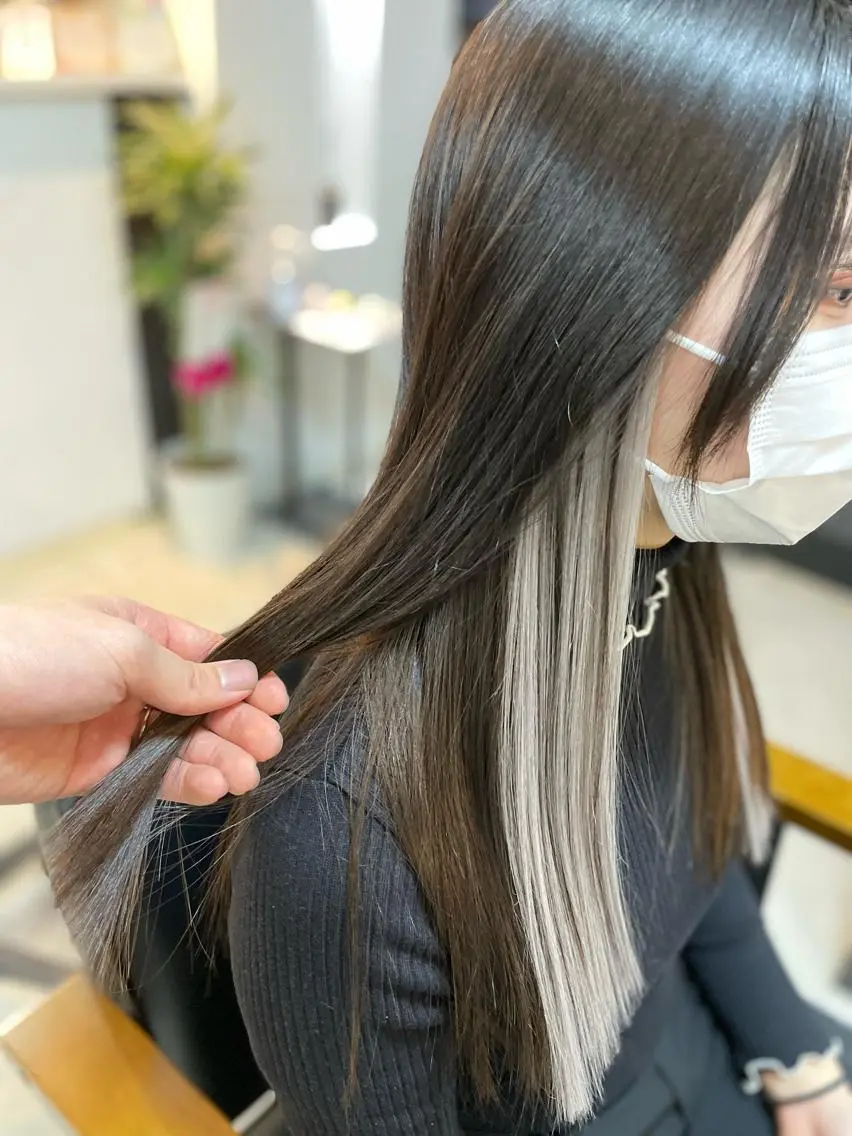 セミロング エクステ 坪井 拓海のヘアスタイル