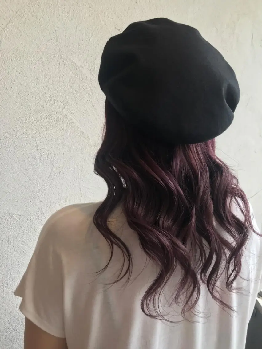 セミロング カラー 山下 襟華のヘアスタイル