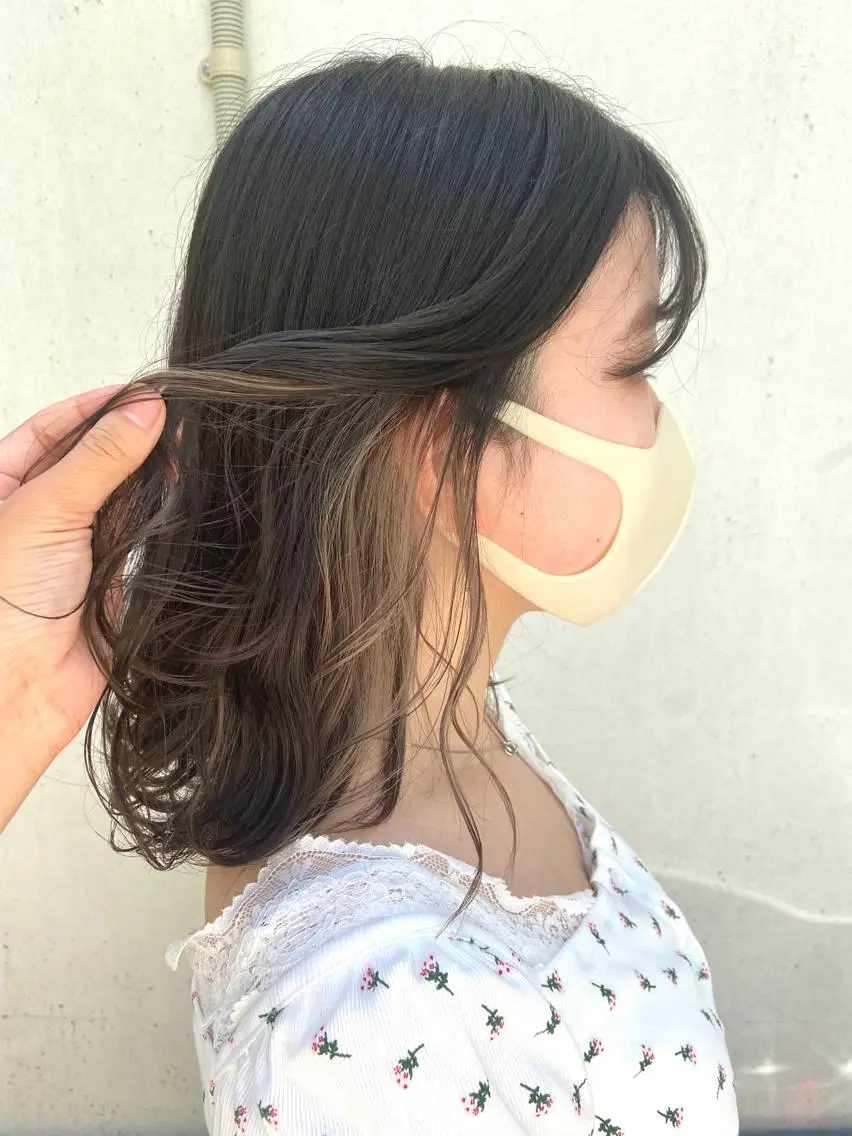 セミロング カラー 【カラーリスト】 Likka.のヘアスタイル
