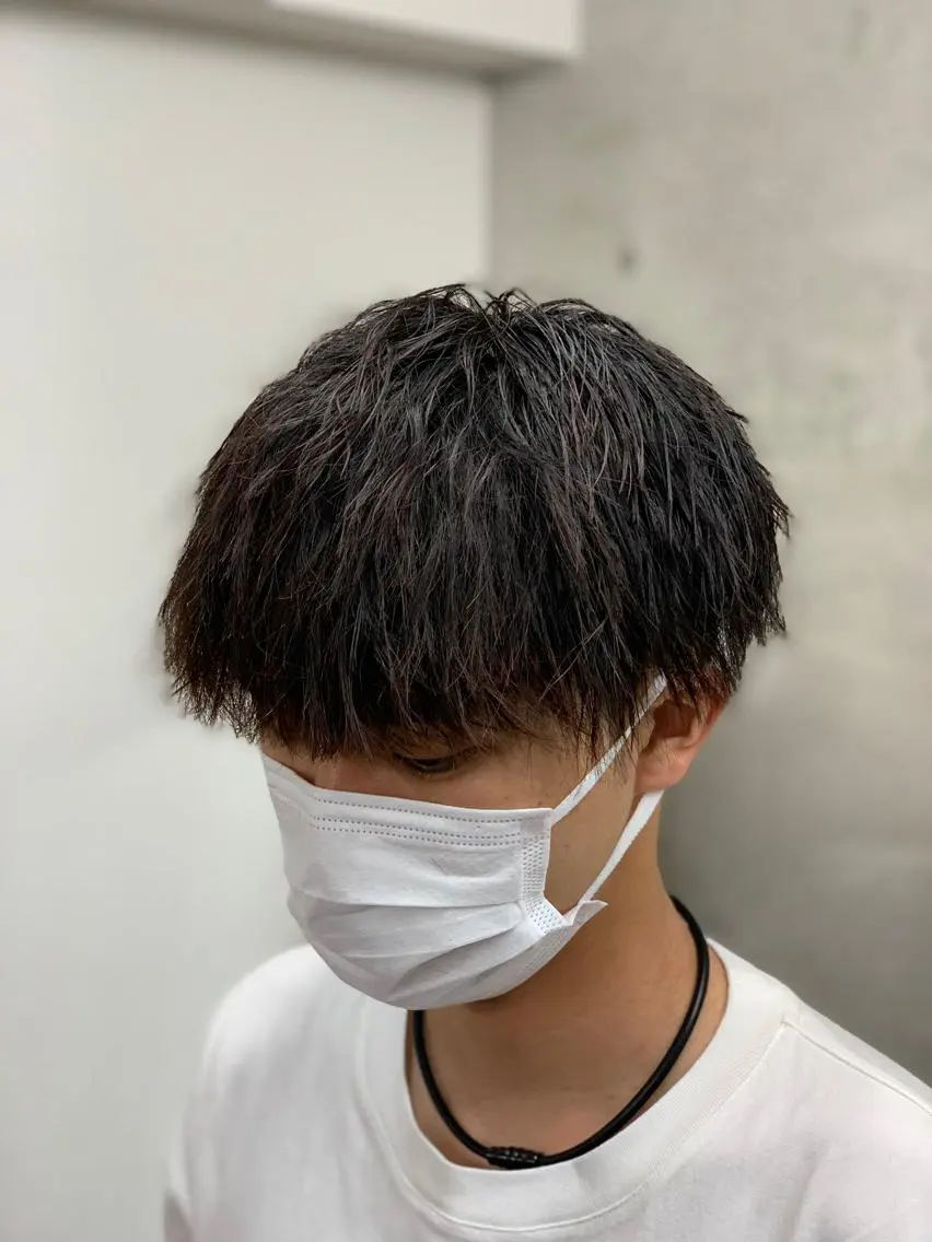 ショート パーマ メンズ クセを最大限に活かす メンズパーマ奈良大祐のヘアスタイル