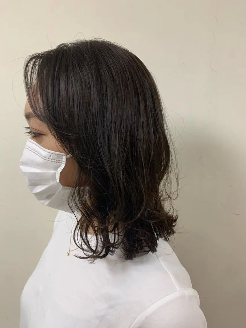 セミロング カラー カット ヘアカラー トリートメント 似合わせヘア/ sayakaのヘアスタイル