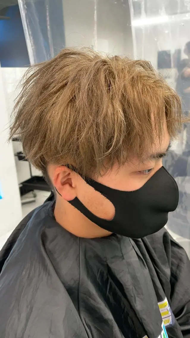 ミディアム カラー パーマ ヘアアレンジ メンズ キッズ メンズ特化美容師 aiの眉毛・アイブロウイメージ