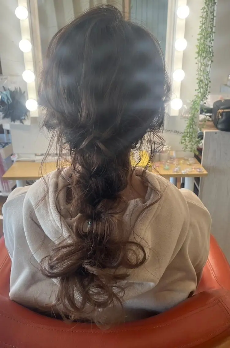 ロング ヘアアレンジ 成人式 結婚式・ブライダル 卒業式のヘアスタイル ロング 浴衣 Rarely  beautyのヘアスタイル