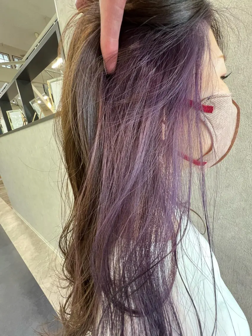 セミロング 小野 優太のヘアスタイル