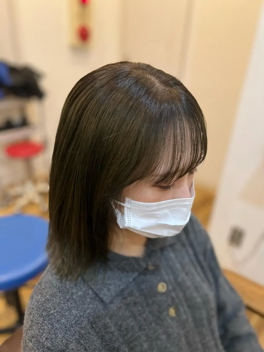 ミディアム 🐰ハイトーンカラー 畠山 渡🐰のヘアスタイル