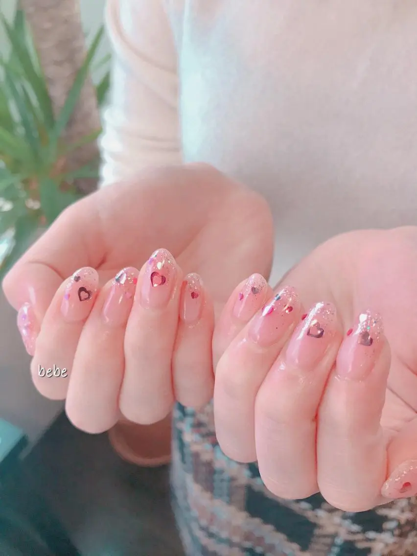 ネイル バレンタイン ハンドネイル Ann nailのネイルデザイン