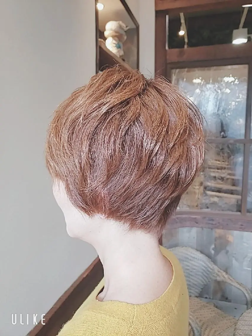 ショート ショートヘア カット ヘアカラー 槌本 健成のヘアスタイル
