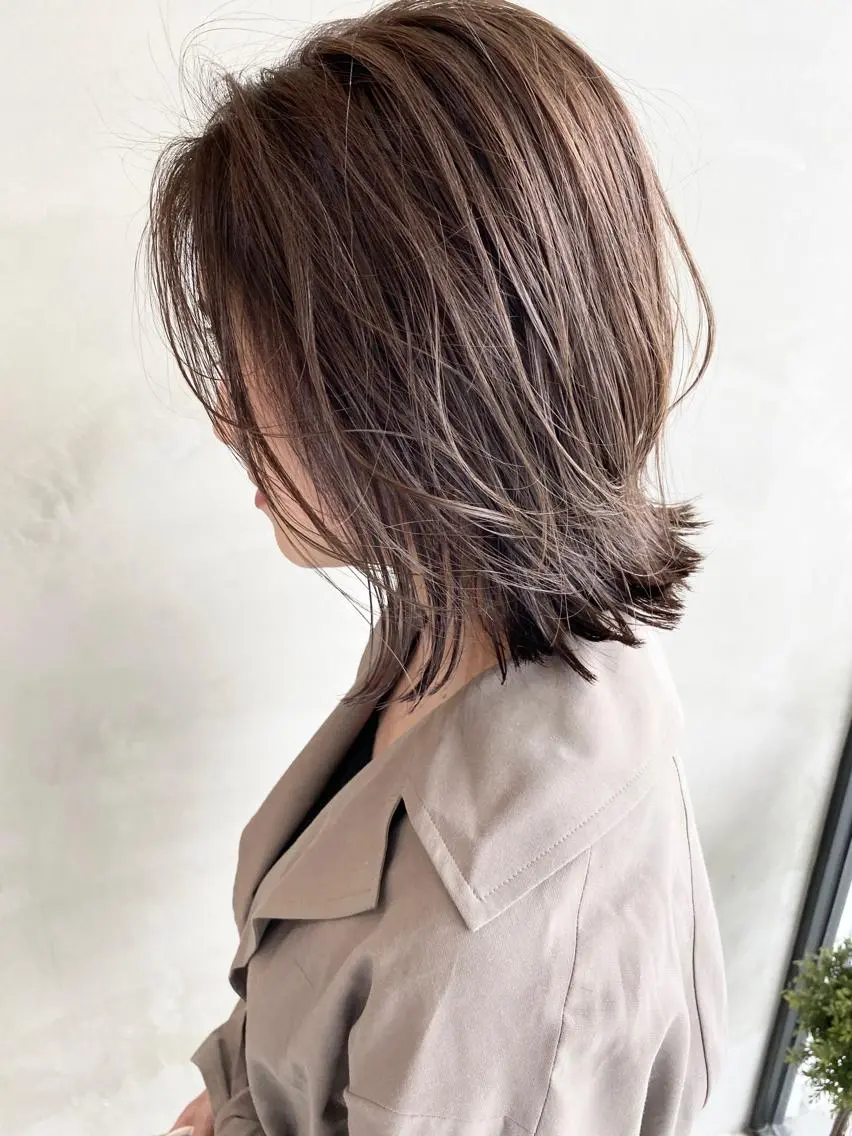 カラー ヘアアレンジ ネイル マツエク・マツパ 透明感カラー ハイライトカラー 外国人風カラー ニュアンスネイル ショートネイル カット ヘアカラー 夜23時まで予約🉑 reverieあきらのヘアスタイル