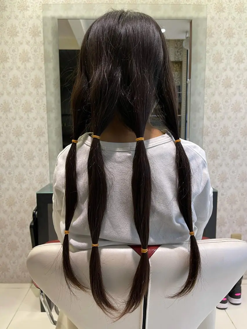 ロング キッズ カット 杉田 一浩のヘアスタイル