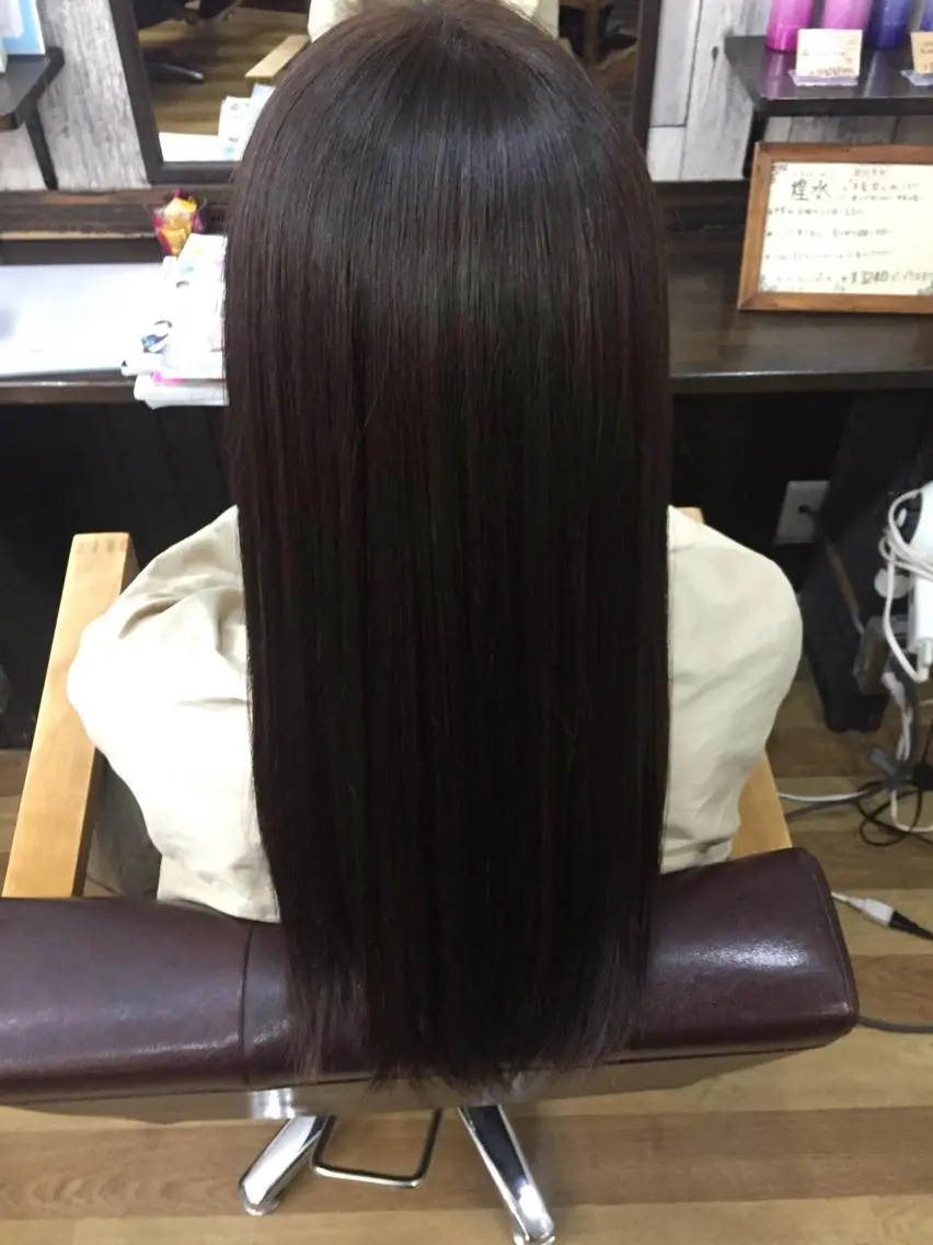 パーマ 縮毛矯正 中山 ルミ子のヘアスタイル
