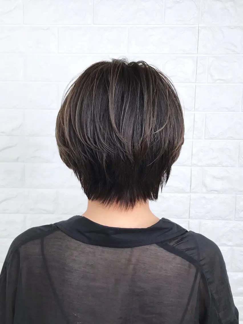 ショート カラー 髪質改善縮毛矯正 美容師✂️山崎竜二のヘアスタイル