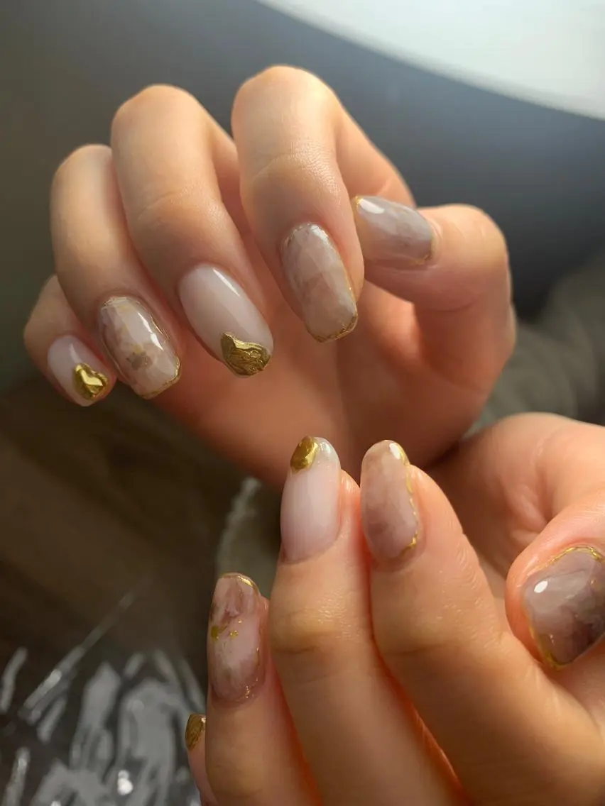 ネイル ニュアンスネイル ハンドネイル ハンドケア 木村 千晴のネイルデザイン