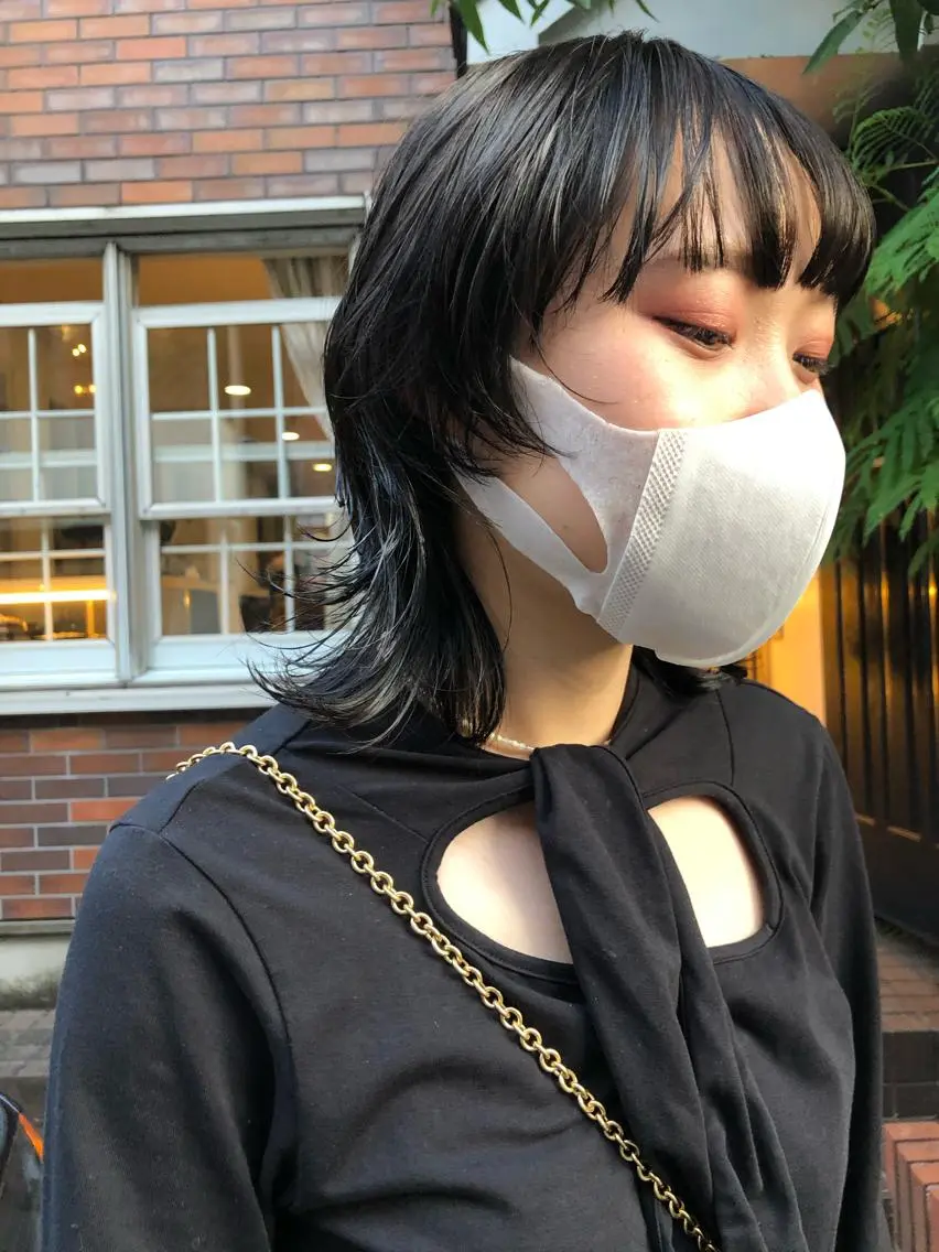 ミディアム カラー eri kinjoのヘアスタイル
