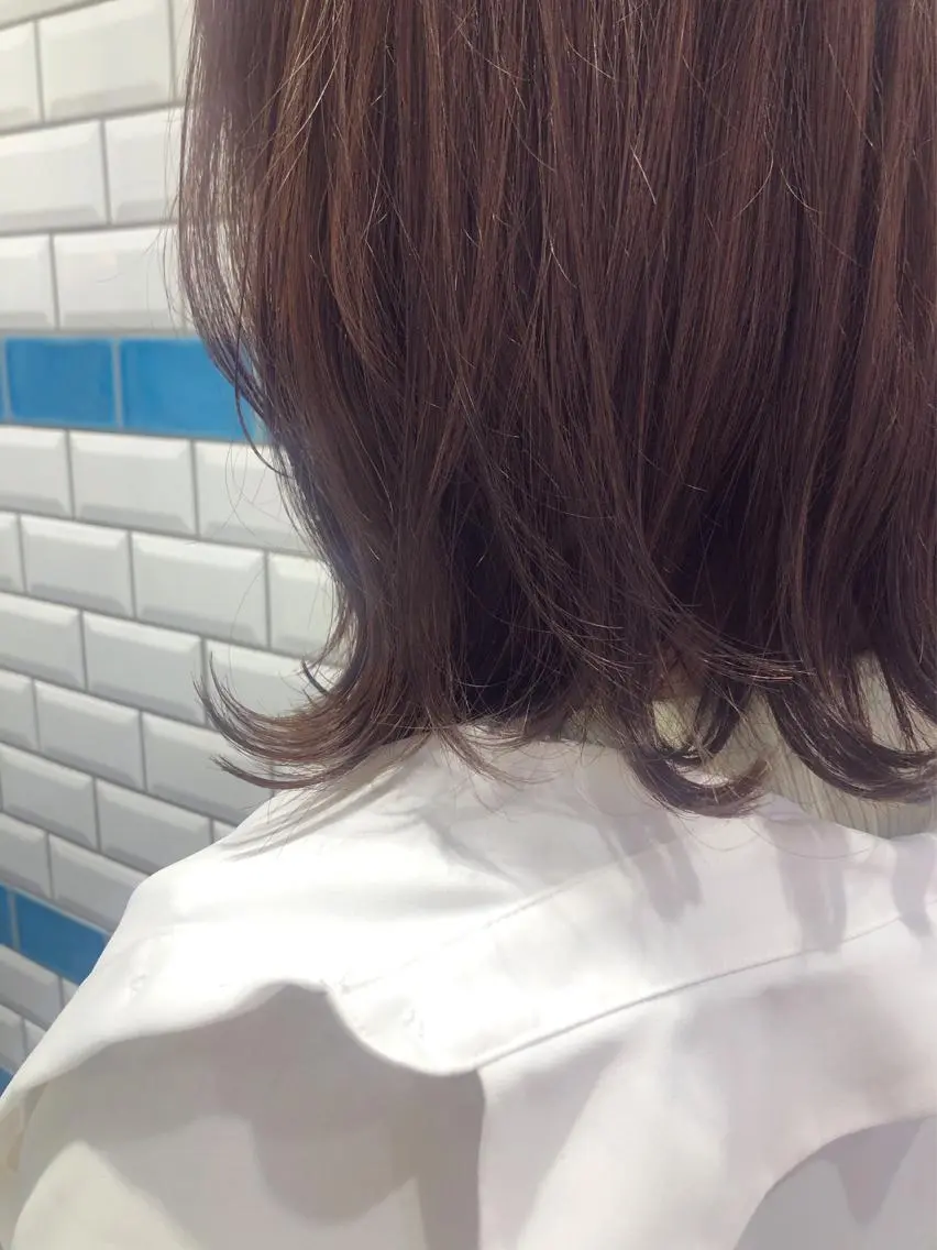 カラー レイヤー/ミディアム /ボブ/新宿のヘアスタイル