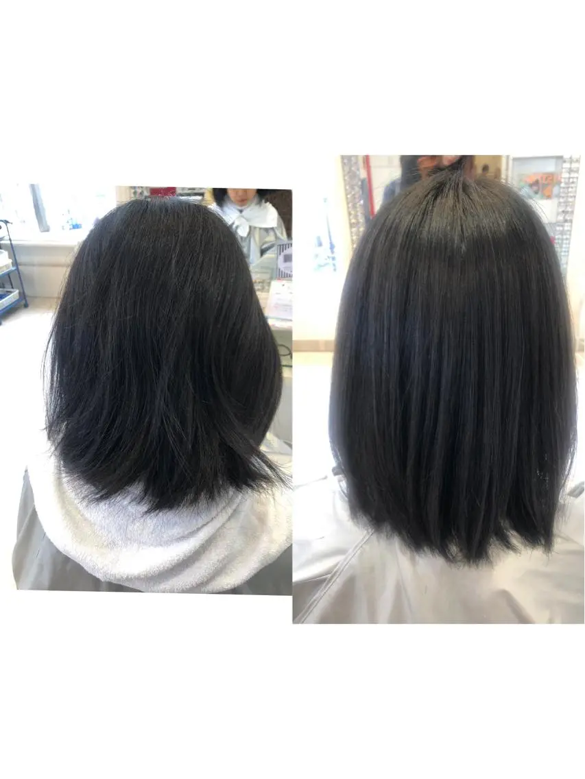 ミディアム 縮毛矯正 巣鴨髪質改善サロン 🌈NONOKAのヘアスタイル