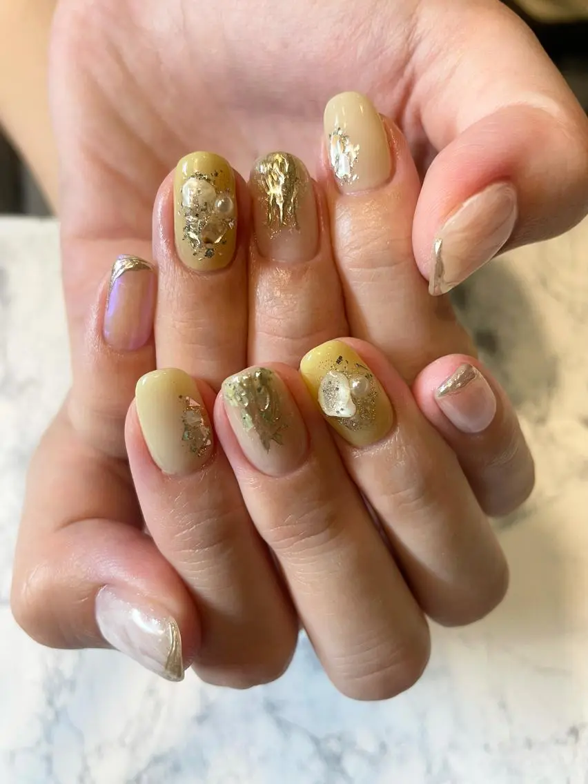 ネイル 持ち込み 関根 未来のネイルデザイン