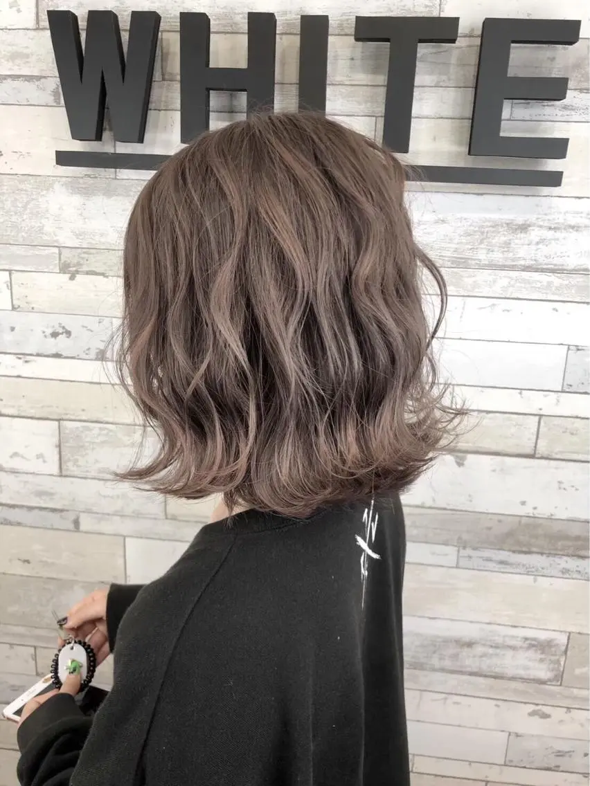 ミディアム カラー レイヤーカット⭐︎ 韓国ヘア⭐︎YUKAのヘアスタイル