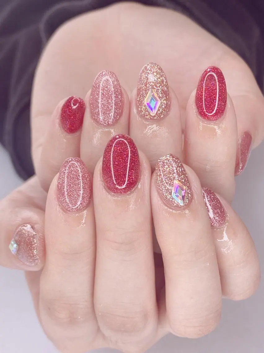 ネイル アニマル柄 アートネイル オーロラネイル 桜ネイル クリアネイル Nail Salon ertiのネイルデザイン
