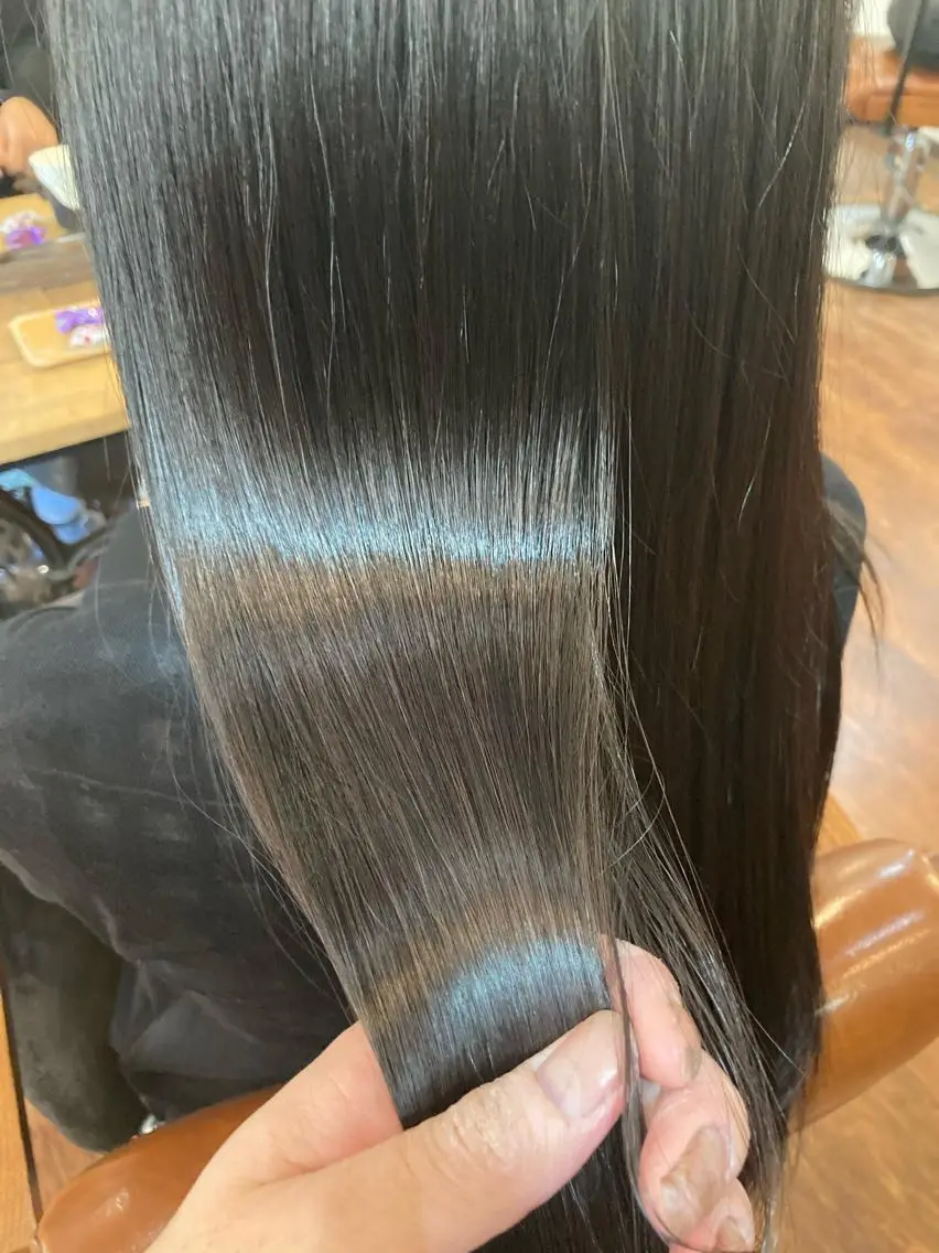 ロング 縮毛矯正&髪質改善 ⭐️OGUのヘアスタイル