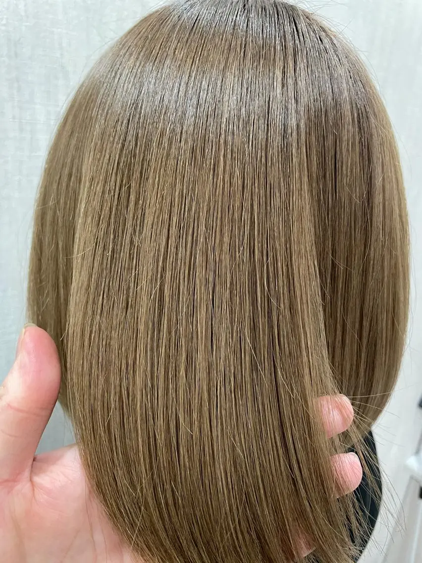 ミディアム カット トリートメント 店長✨レイヤー✖️ 髪質改善✖️韓国ヘアのヘアスタイル