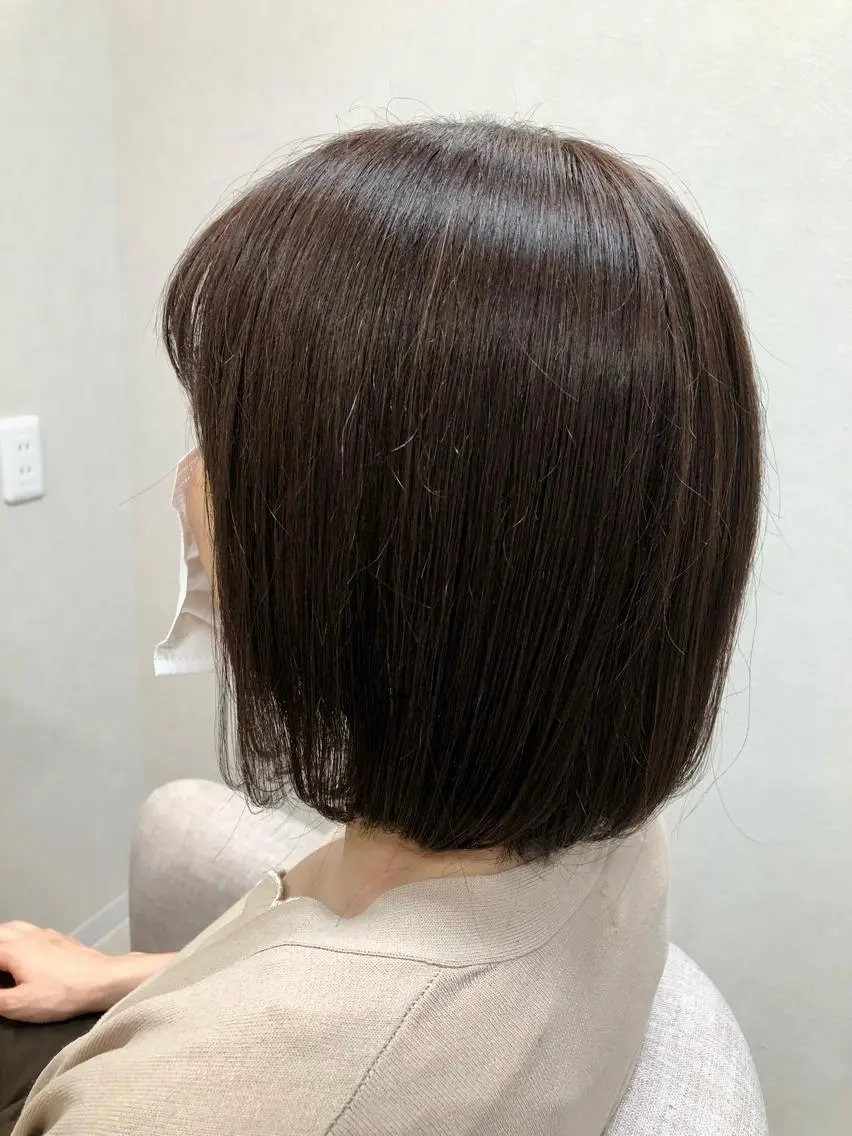 ショート ボブ カット ショート/白髪ぼかし 君和田若菜のヘアスタイル