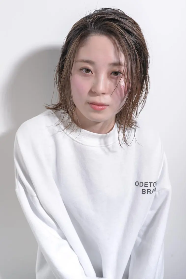 ショート 縮毛矯正 merc. 宮川琴代のヘアスタイル