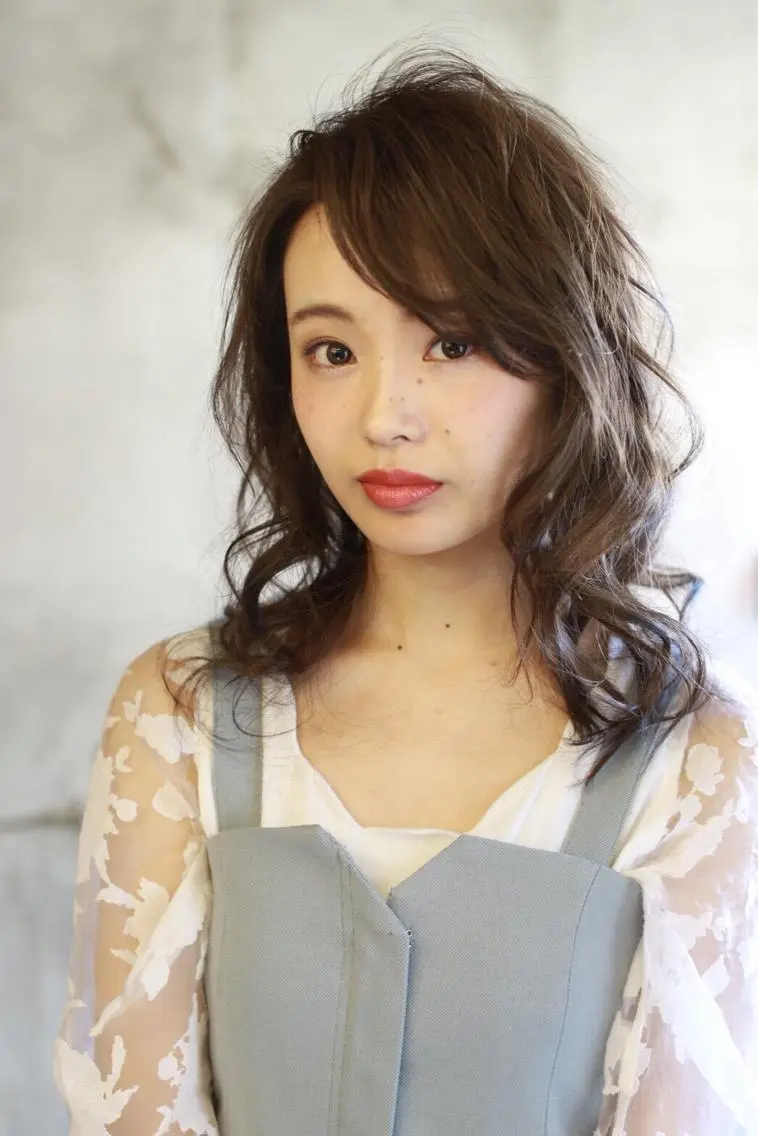 ミディアム パーマ お客様満足度No.1 🐶柴田みどりのヘアスタイル