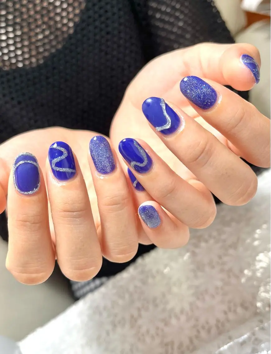 ネイル ジェルネイル 韓国ネイル マグネットネイル 持ち込み パラジェル nails' it...のネイルデザイン