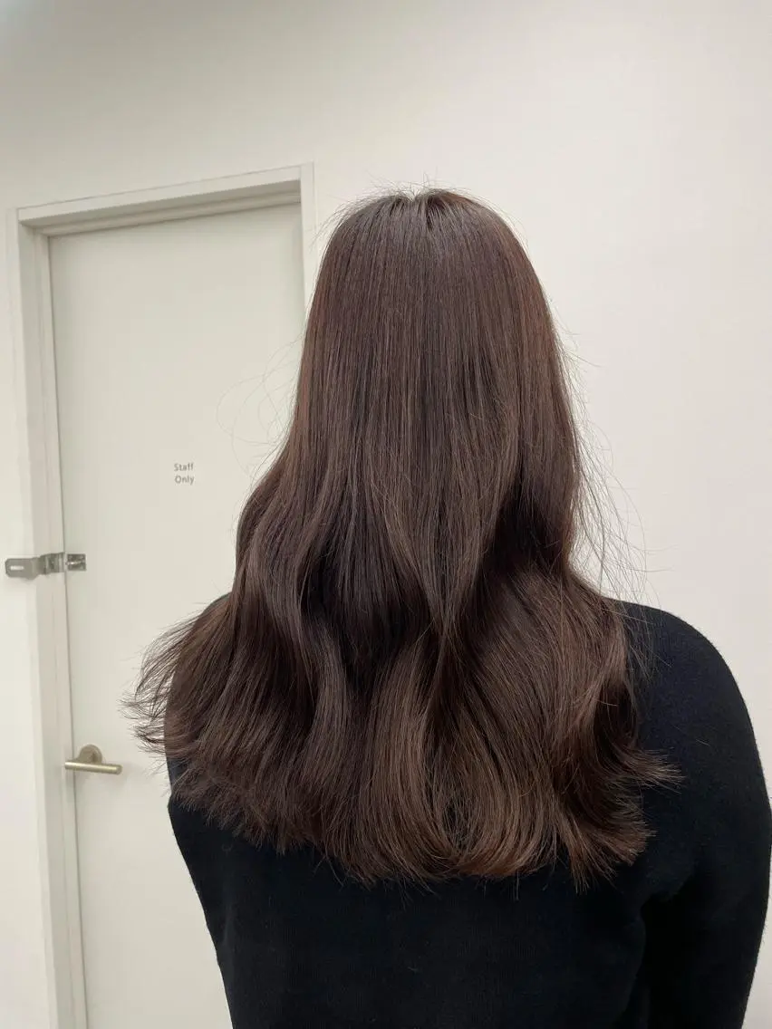 ロング カラー ヘアアレンジ フレンチガーリー 愛結 暖色カラー🎀🩰のヘアスタイル